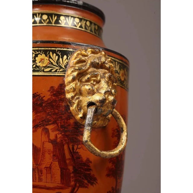 Empire Beverage Dispensers with Monochrome Decoration, Set of 2 For Sale - Image 5 of 11