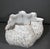 Kavana Décor Sculptural White & Gray Porcelain Vase With Gold Ruffled Rim For Sale - Image 4 of 14