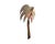 1980s Vintage Postmodern 1980s 6ft Pink Tropical Palm Tree Wall Mirror Art 80s Coastal For Sale - Image 5 of 9