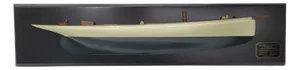 Scale Half Model Of Americas Cup Yacht "Puritan"