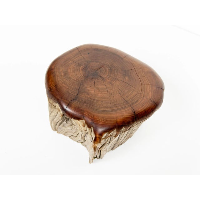 Rustic Vintage Natural Edge Hand Made Wooden Box For Sale - Image 3 of 11