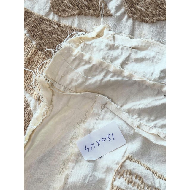 Suzani Wall Decor — Neutral Tan Uzbek Tablecloth For Sale - Image 12 of 12