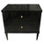 Bespoke Ebonized Louis XVI Style Chest/Commode on Tapered Legs For Sale In New York - Image 6 of 6