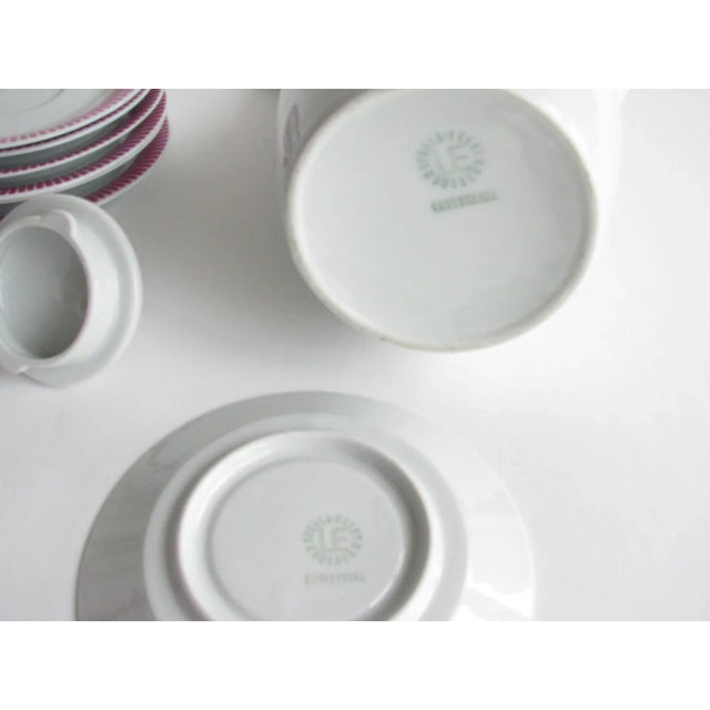 1960s Vintage Sven Erik Skawonius for Upsala Ekeby Karla Coffee/Tea Set - 25 Pieces For Sale - Image 10 of 13