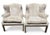 Dennis and Leen Wing Chairs For Sale - Image 4 of 5