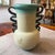 1930s Art Deco Hand Painted, Air Brushed Italian Futurist Ceramic Vase by Deruta For Sale - Image 14 of 15
