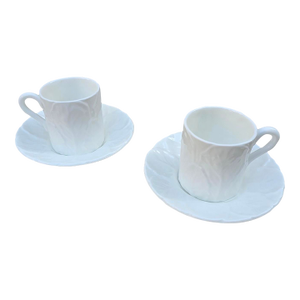 1980s Coalport Demitasse Cups and Saucers - 4 PCS