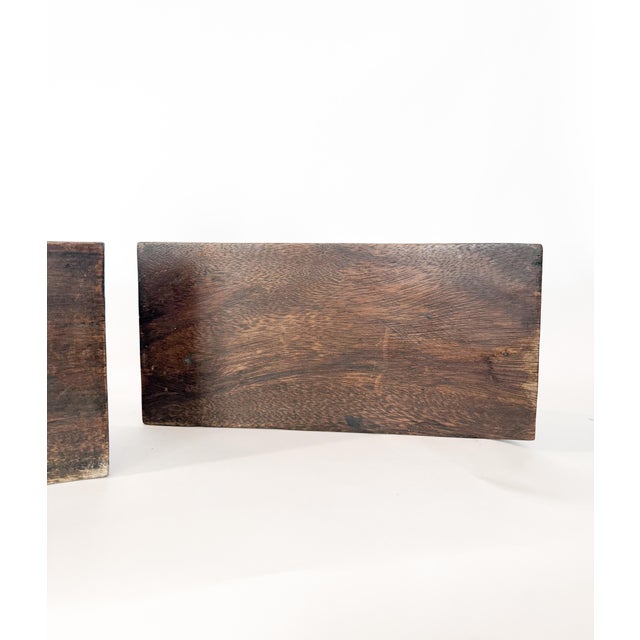 Antique Fluted Hand Carved Wood Wall Brackets For Sale - Image 12 of 12