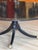 English Late 19th Century English Ebonized and Gilt Decorated Single Pedestal Table For Sale - Image 3 of 10