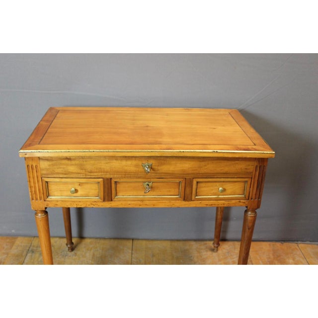 Men's Dressing Table in Cherry Wood For Sale - Image 12 of 13