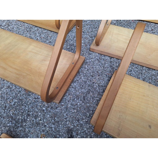 Model 112B Wall Shelves in Birch by Alvar Aalto for Artek, 1980s, Set of 2 For Sale - Image 11 of 13