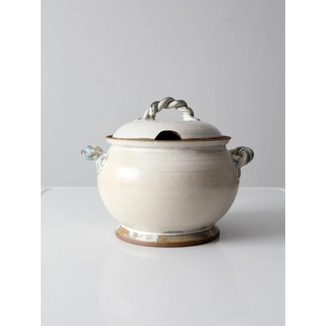 Vintage Studio Pottery Tureen For Sale - Image 13 of 13