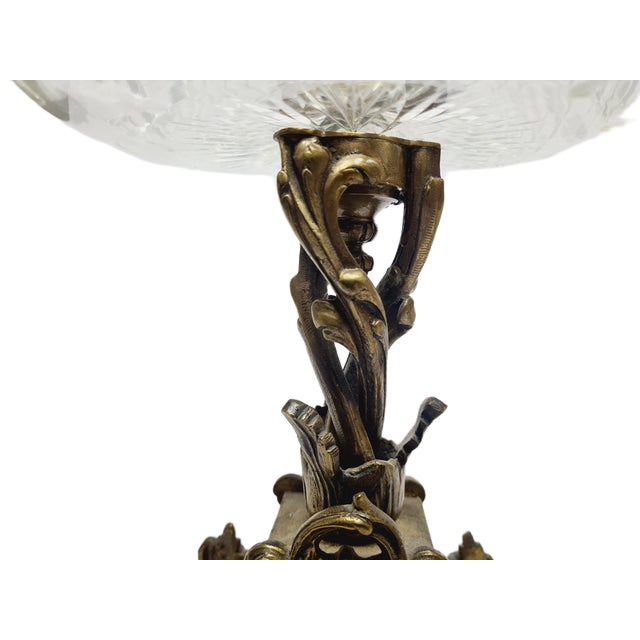 Rococco Bronze Bowl on Stand, France, 1890s For Sale - Image 6 of 18