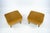 Gold Mid-Century Italian Ottomans in the style of Gio Ponti, Italy, 1950s, Set of 2 For Sale - Image 8 of 14