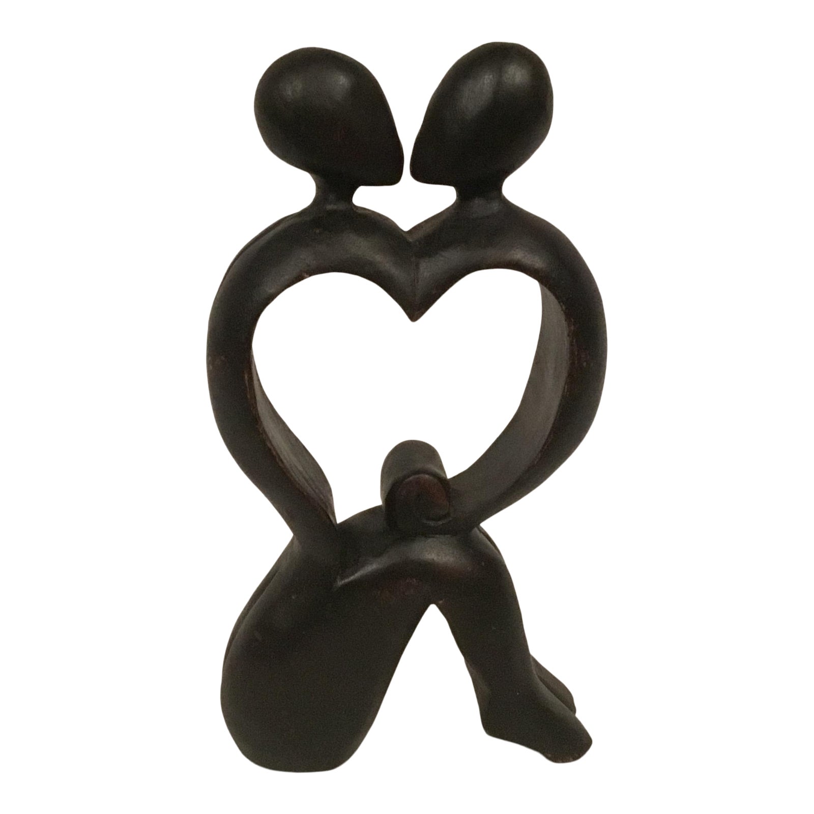 Heart Sculpture Lovers Embrace Chairish