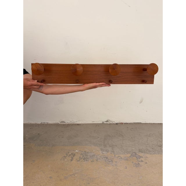 Teak Coat Rack, Denmark For Sale - Image 9 of 11