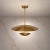 Handcrafted Solid Brass Layered Disc Pendant Light For Sale - Image 6 of 8