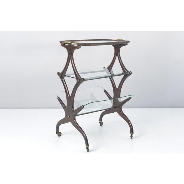 Table on Castors by Cesare Lacca for Cassina, Italy, 1955 For Sale - Image 13 of 13