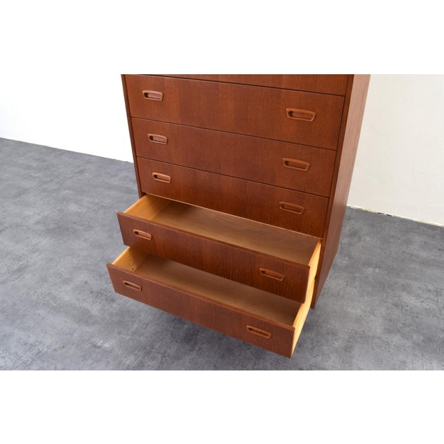 Mid-Century Danish Teak Chest of Drawers, 1960s For Sale - Image 16 of 17