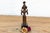 Wood Miniature Bronze Female Attendant For Sale - Image 7 of 7