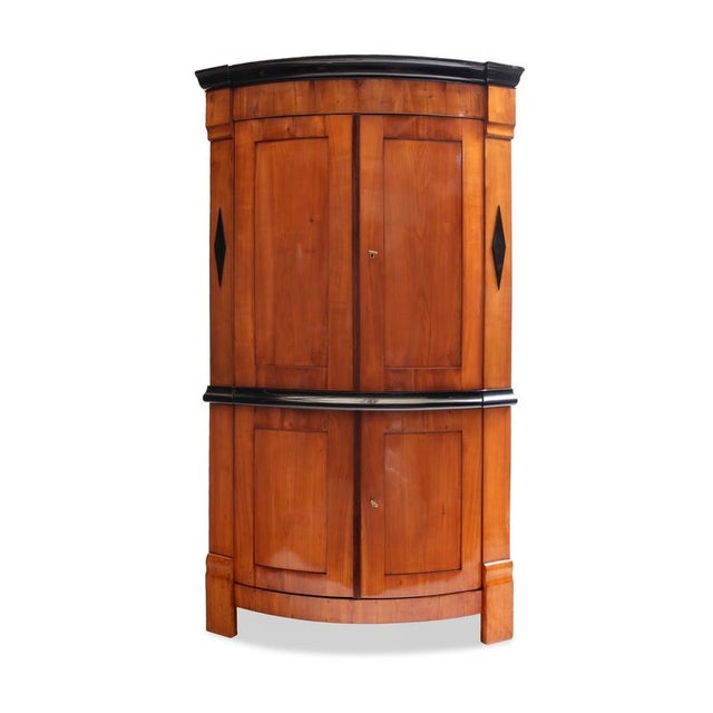 Biedermeier Corner Cabinet, Southern Germany, 1810 For Sale - Image 10 of 10