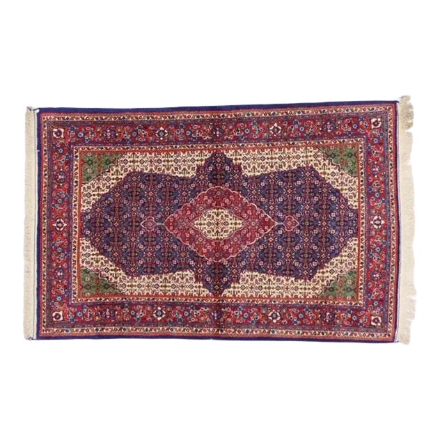 1970s Vintage Persian Ghiasabad Rug For Sale