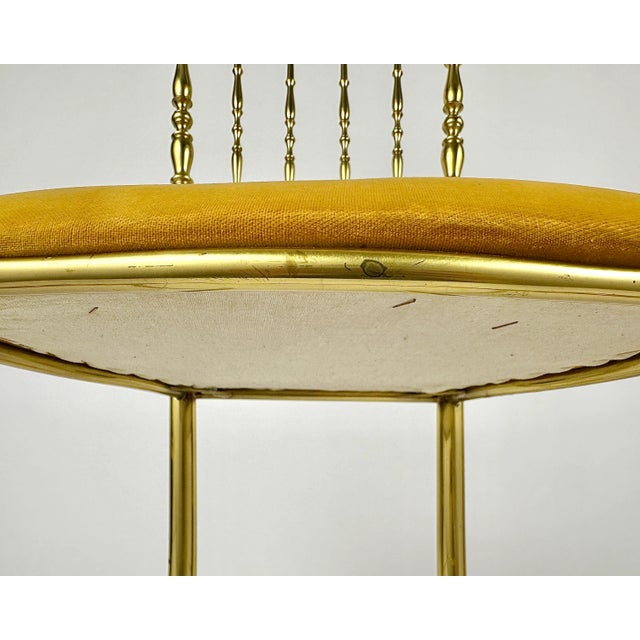 Antique Side Chair in Bronze For Sale - Image 9 of 11