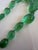 Gemstone Fluorite Bead Necklace Tumble Large Smooth Green Polished Nugget Adjustable Length For Sale - Image 11 of 18