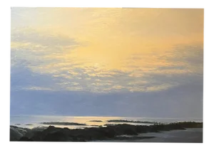 Claude Sauthier, La Turballe, Bretagne - 2, 1970s, Oil on Wood