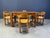 Pine Wood Dining Table and Chairs C.J. Rosengaarden, 1970s, Set of 5 For Sale - Image 12 of 13