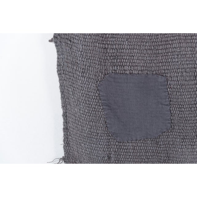 Gray Vintage Anatolian Grey Hemp Runner Rug, 1960 For Sale - Image 8 of 10