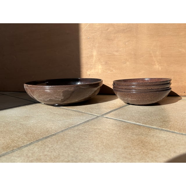 Handmade Bowls from Serocka, Germany, 1970s, Set of 5 For Sale - Image 13 of 15