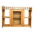 Vintage Handmade Pine Medicine Cabinet Wall Shelf Hutch For Sale