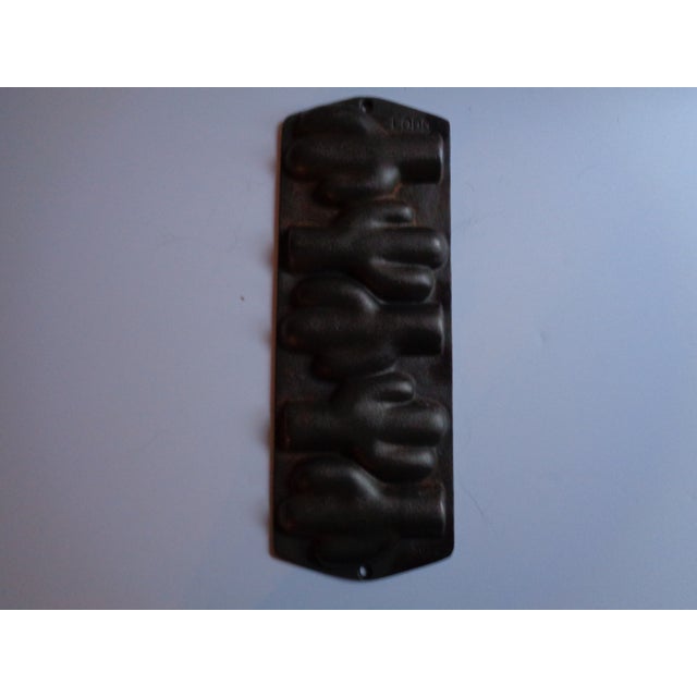 Vintage Lodge Cast Iron Southwest Cactus Design Cornbread Pan Chairish