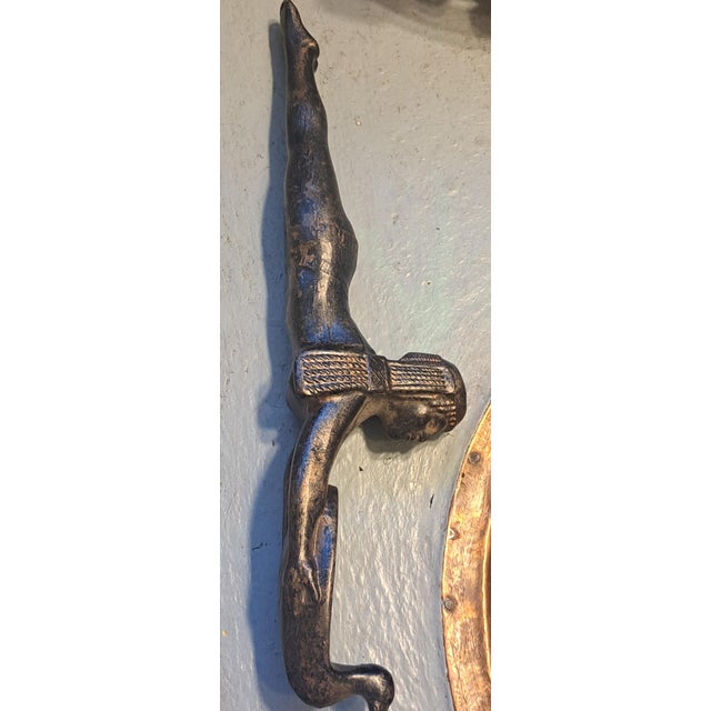 Egyption Queen of the Nile, long incense burner, catch all dish, ashtray, key holder. jewelery holder. artist Ronson from...