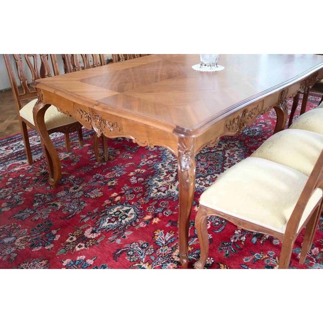 2000 - 2009 Large Louis XV Dining Table For Sale - Image 5 of 9