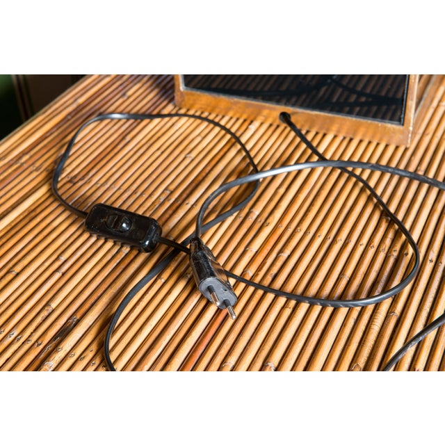 20th Century Brass Palm Tree Table Lamp in Maison Jansen Style For Sale - Image 11 of 13