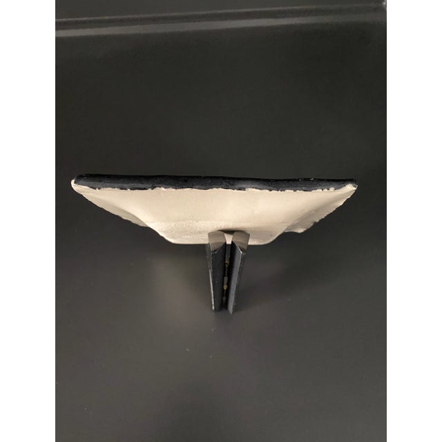 1980s Vintage Studio Pottery Postmodern Dish For Sale - Image 5 of 8