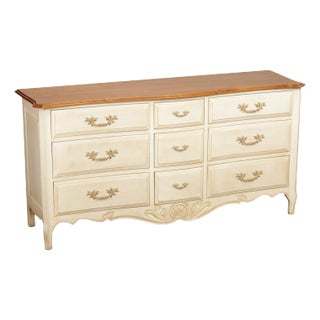 Ethan Allen French Country Style Painted Dresser For Sale