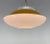 Mid-Century Milk Glass & Metal Ufo Pendant, Czechoslovakia, 1970s For Sale - Image 10 of 11