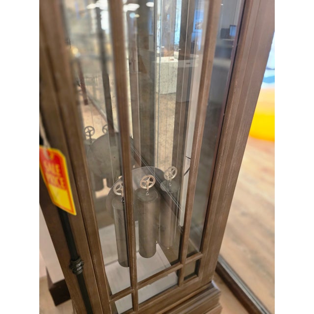 Industrial Howard Miller 611264 Davidson Grandfather Floor Clock For Sale - Image 3 of 5