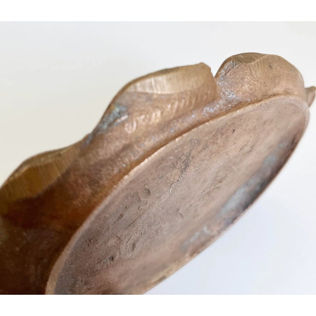 Bronze 1920s Art Nouveau Bronze Figurative Catchall Dish For Sale - Image 8 of 8