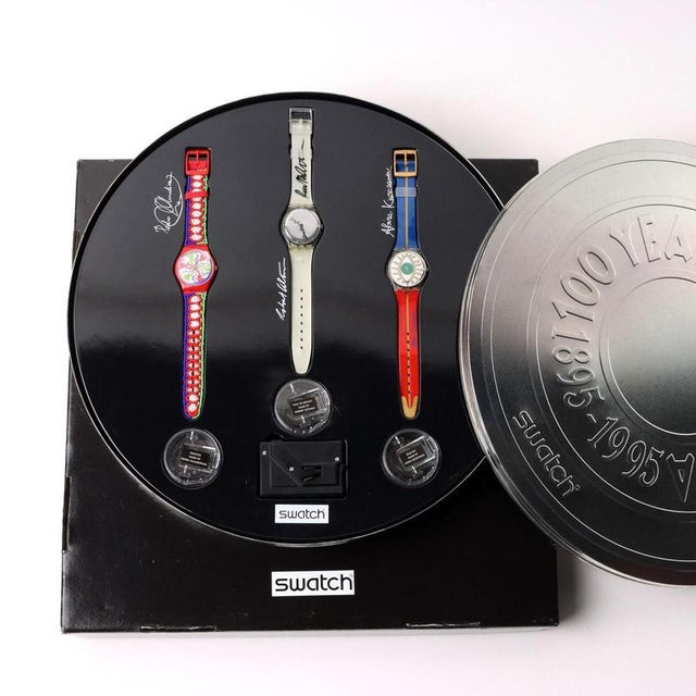 100 Years of Cinema 1895-1995 Watches from Swatch, Set of 4 For Sale - Image 10 of 11