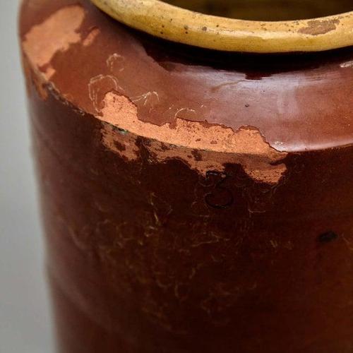 Rustic Ceramic Vases, 1940s, Set of 3 For Sale - Image 10 of 18