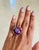 Metal Gia Certified Star Ruby Sapphire Gold Cocktail Ring, Roshe Jewels, 37.55 Carats, Size 7 For Sale - Image 7 of 13