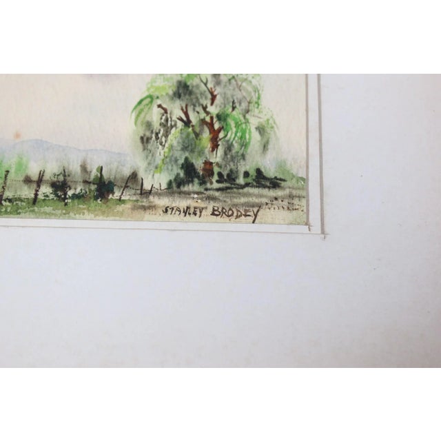 Grouping of Plein-Air Watercolors by Stanley C. Brodey For Sale - Image 11 of 12