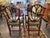 Charak Furniture Co. Set of 2 Vintage Shieldback Mahogany Side Chairs For Sale - Image 4 of 9