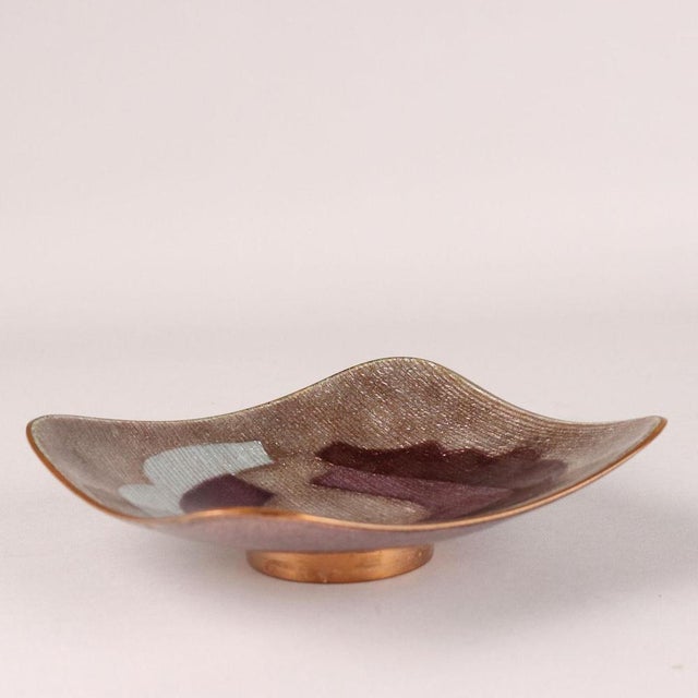Vintage Bowl in Enamelled Copper from Studio Del Campo, Italy, 1970s For Sale - Image 3 of 9
