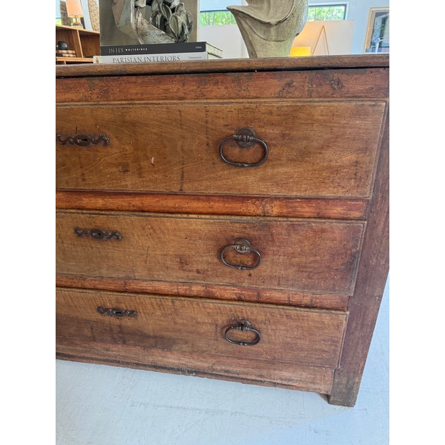 Large Scale Walnut Chest of Drawers, 18th Century, France For Sale - Image 15 of 18