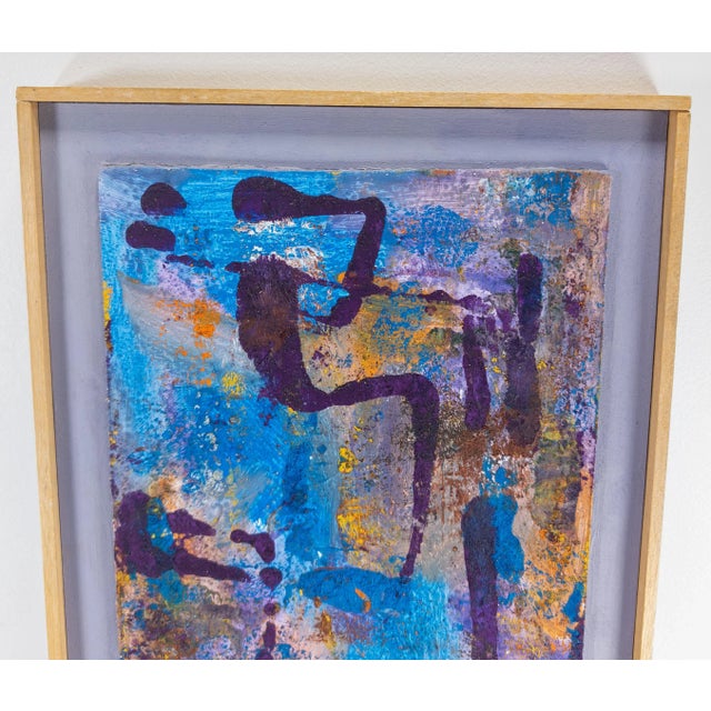 1990's William Melton Halsey Contemporary Modern Southern Abstract Painting For Sale - Image 4 of 12